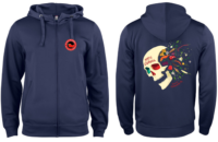 Miami Hoody huppari, tummansininen (Unisex)