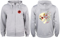Basic Active Hoody huppari, meleerattu harmaa (Unisex)