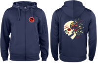 Basic Active Hoody huppari, tumma sininen (Unisex)